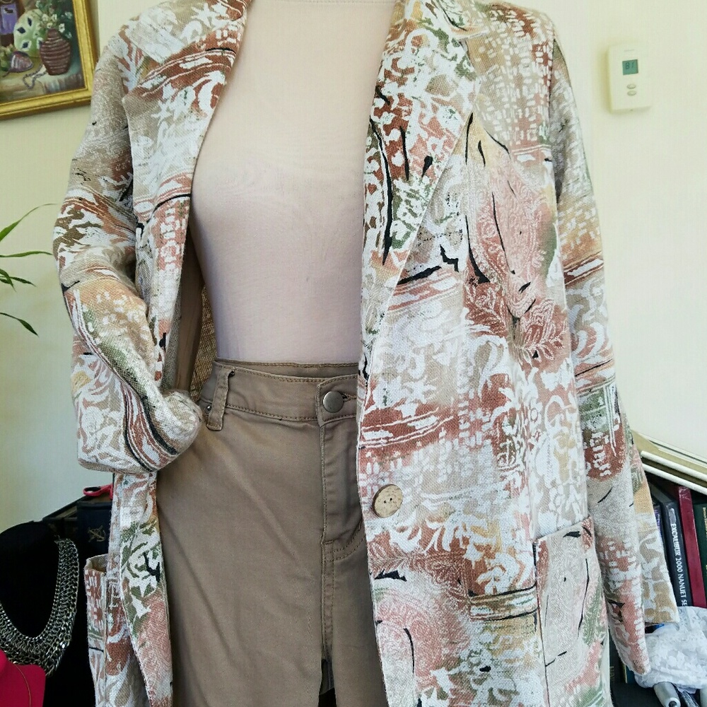 Vintage petite statement jacket